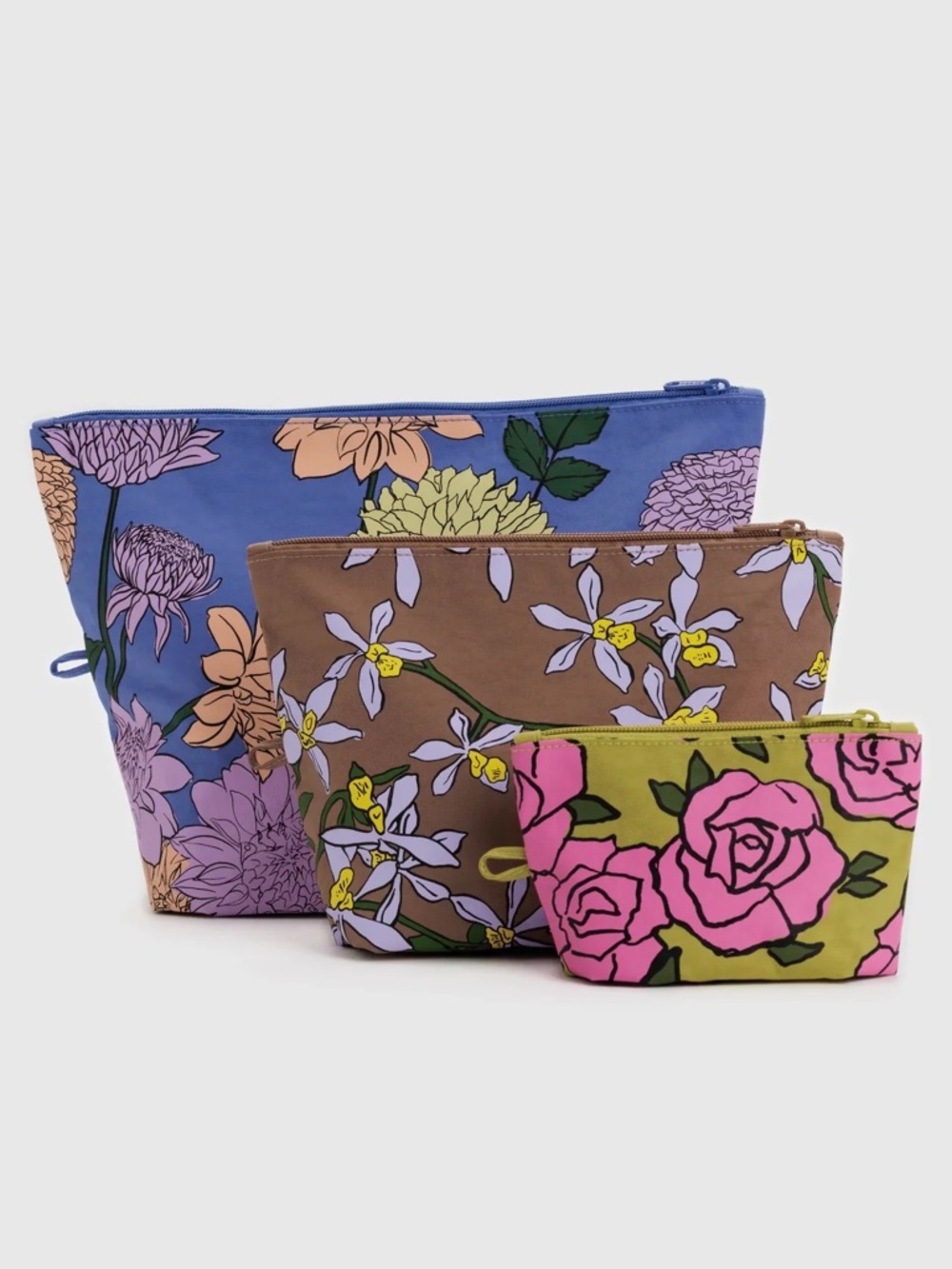✨BNWOT - BAGGU Go Pouch - Small - Garden Flowers✨